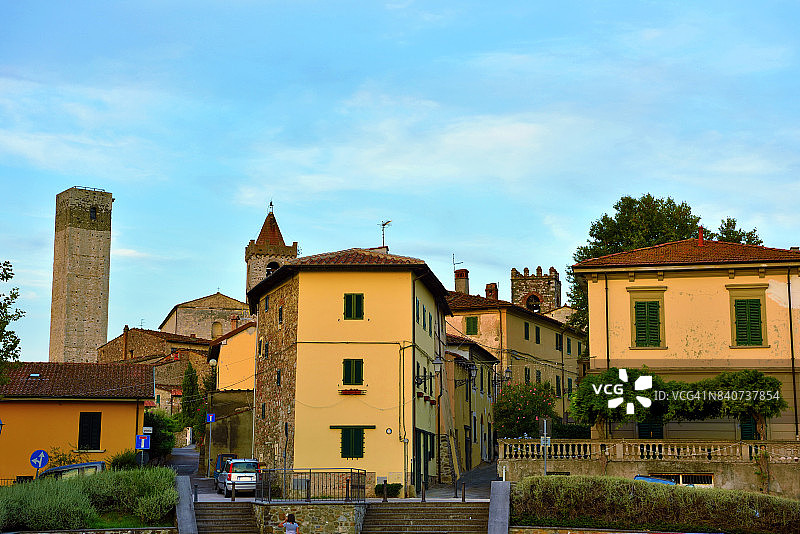 意大利托斯卡纳塞尔拉瓦莱皮斯托伊塞图片素材