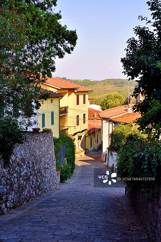 意大利托斯卡纳塞尔拉瓦莱皮斯托伊塞图片素材