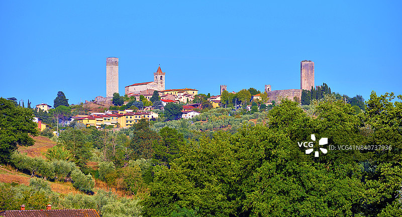 意大利托斯卡纳塞拉瓦莱皮斯托耶塞图片素材