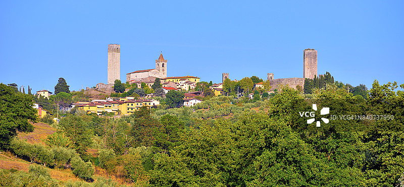 意大利托斯卡纳塞拉瓦莱皮斯托耶塞图片素材