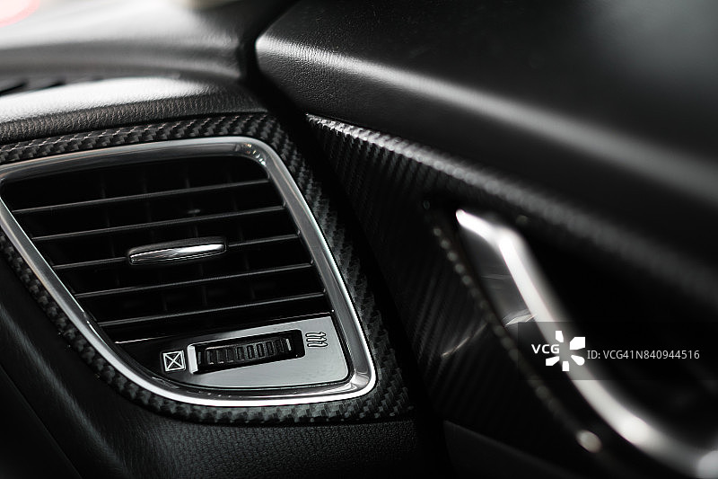 汽车前部空调面板图片素材