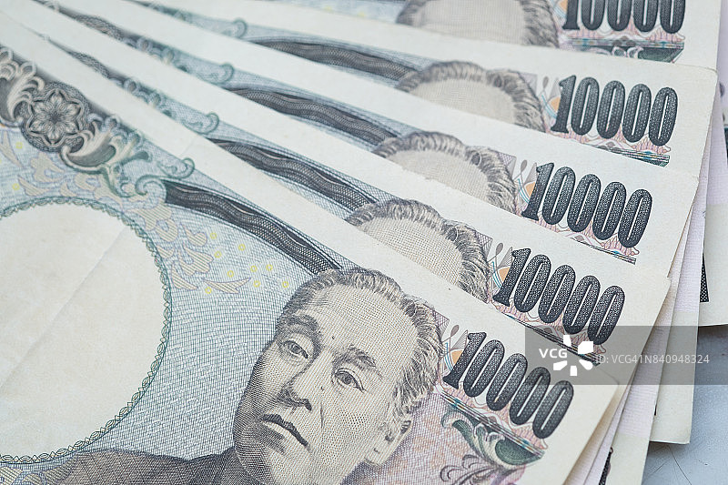 10000日元纸币图片素材