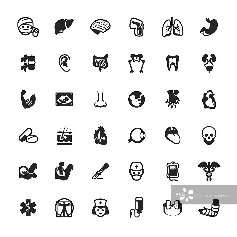 人体图标合集图片素材