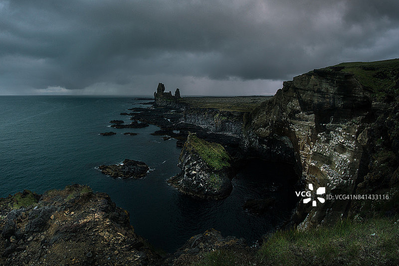 冰岛斯奈山半岛海岸风光图片素材