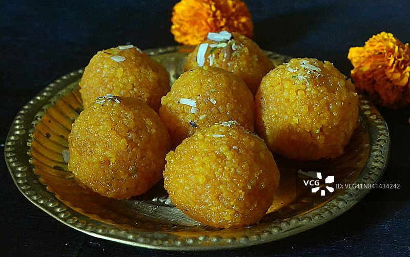 印度甜点Laddu图片素材