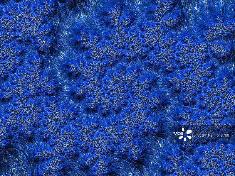 高分辨率蓝灰色纹理分形背景，图案让人联想到树根图片素材