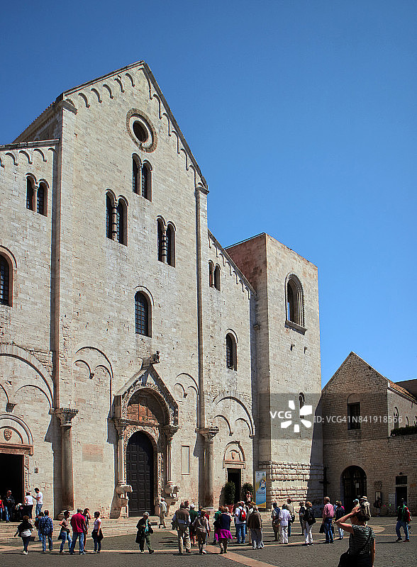 巴里老城的圣尼古拉 basilica图片素材