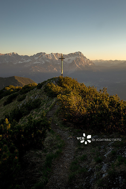 巴伐利亚阿尔卑斯山-韦特施泰因山脉图片素材