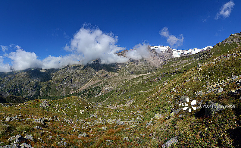 利斯山谷与小冰河时期的冰碛图片素材