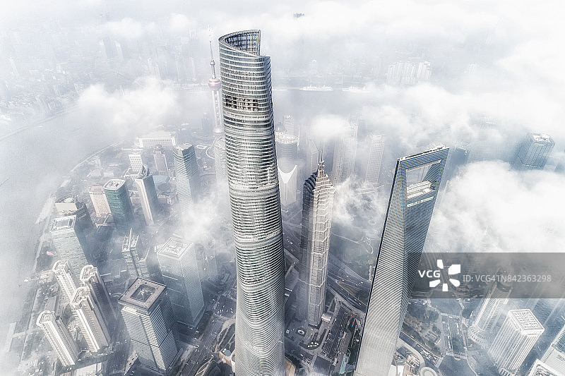 上海外滩日落图片素材