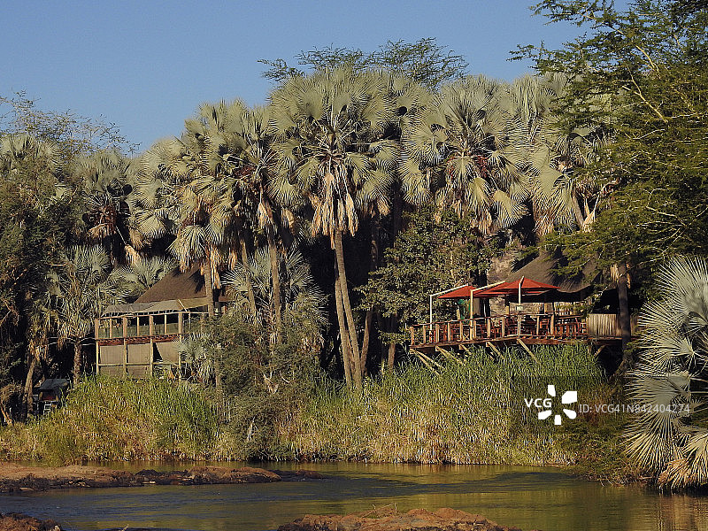 埃普帕瀑布的旅馆图片素材
