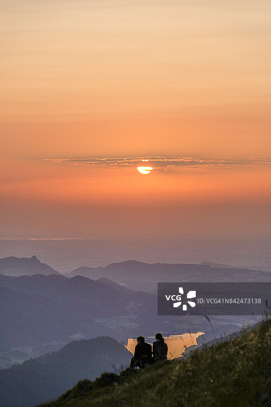 浪漫日落图片素材