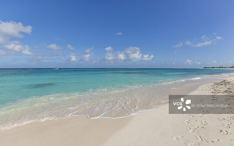 中国加勒比海安圭拉海滩风光图片素材