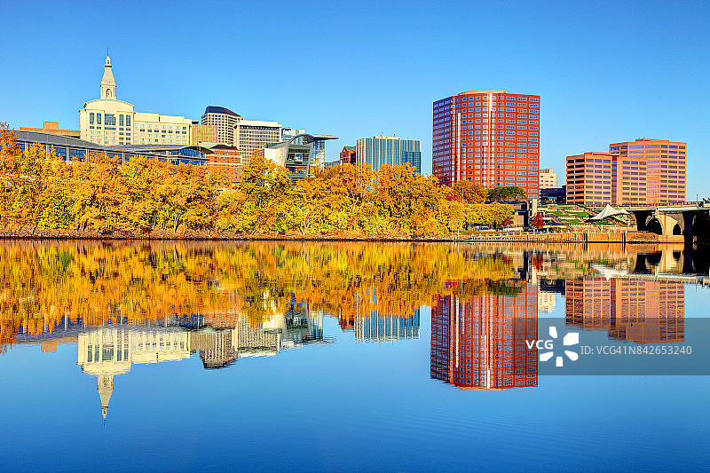 康涅狄格州哈特福德的秋天图片素材