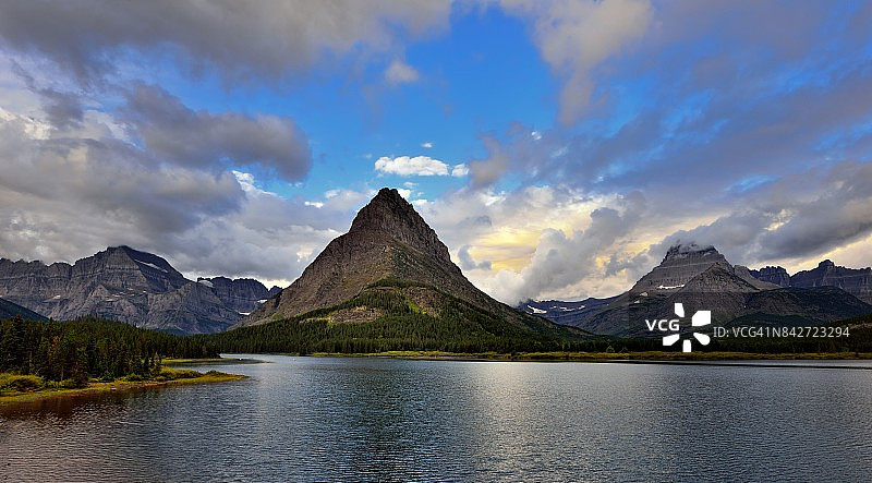 格林内尔点（第一天，广角）图片素材
