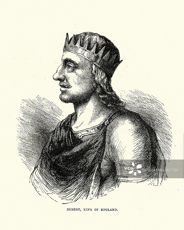 英格兰国王埃格伯特图片素材