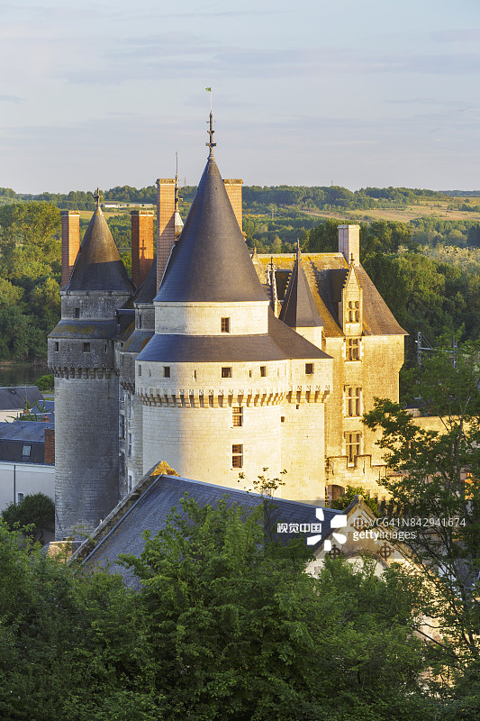 法国朗热镇图片素材