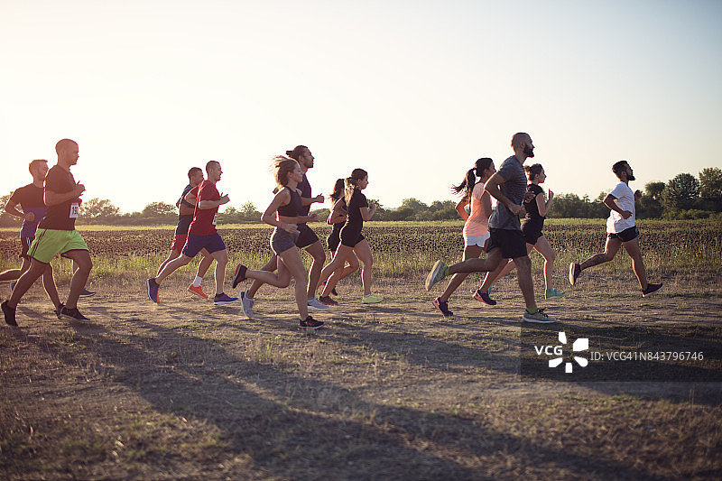 马拉松比赛图片素材