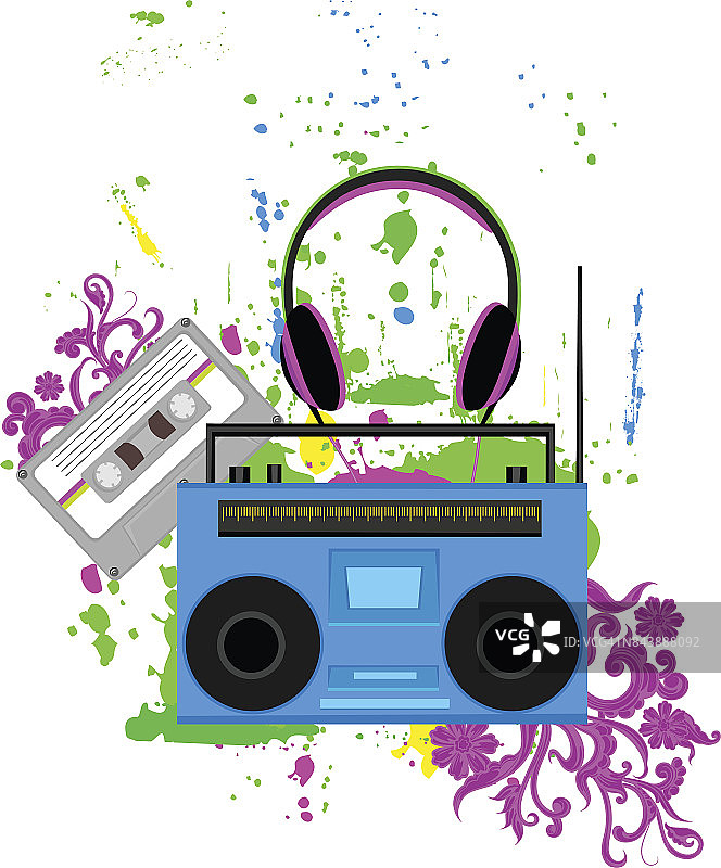 80年代风格偶像图片素材