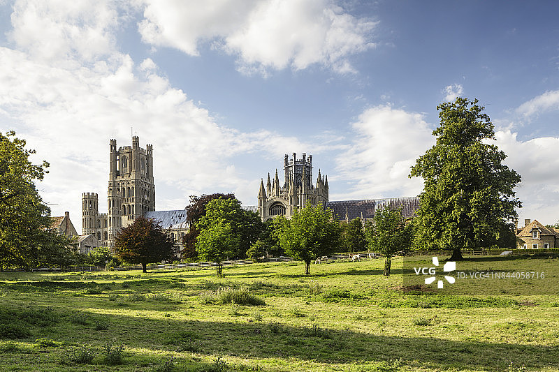 英国伊利市的伊利大教堂图片素材