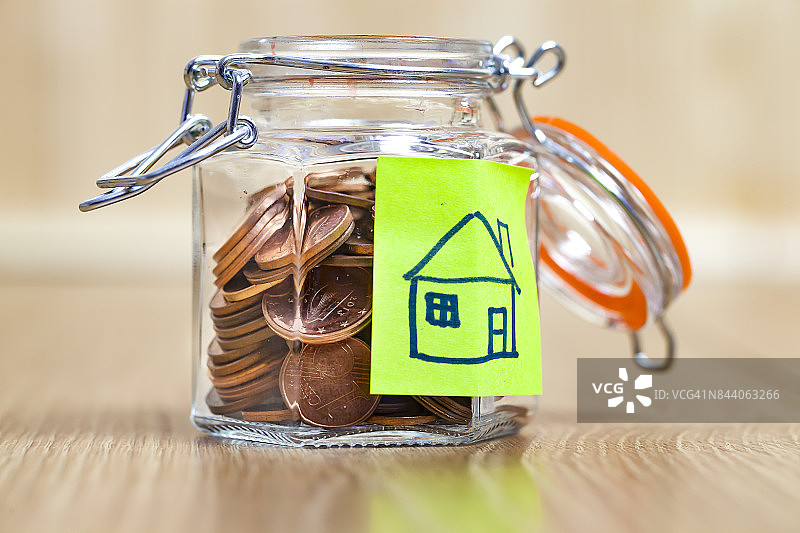 为新家存钱图片素材