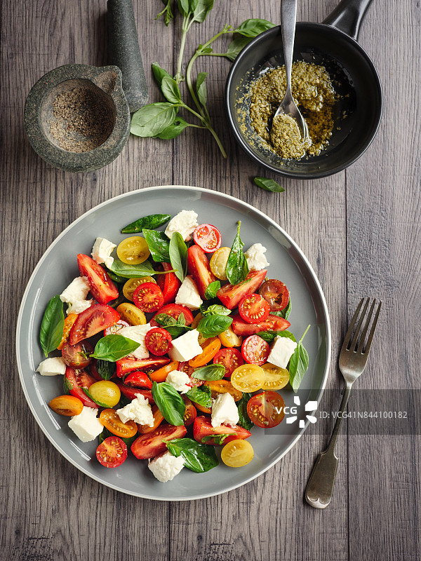 健康番茄沙拉图片素材