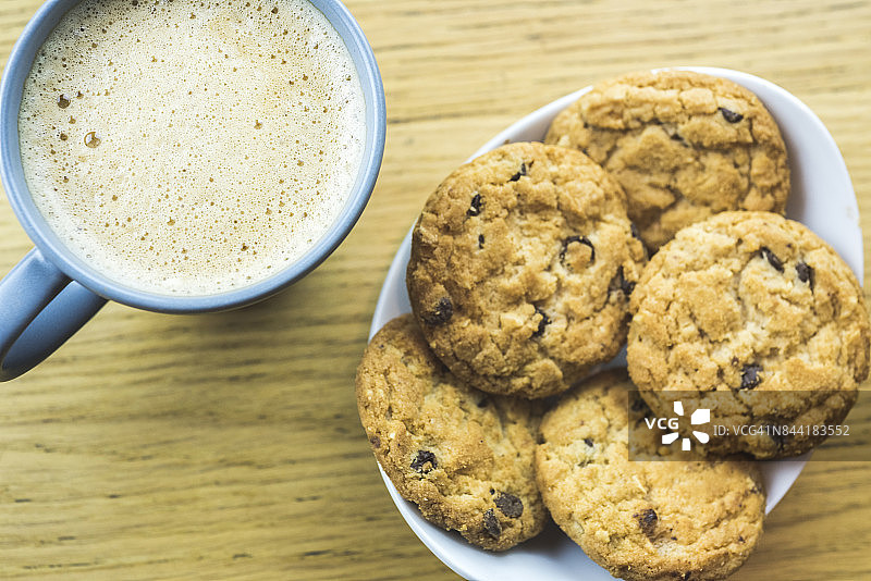 咖啡和饼干图片素材