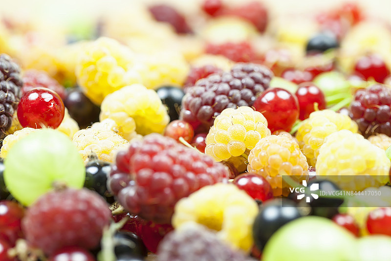 混合夏季浆果水果图片素材