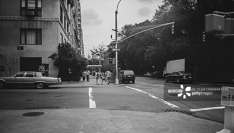 纽约第五大道手机来电图片素材