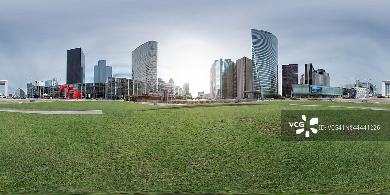 巴黎拉德芳斯360度全景图片素材