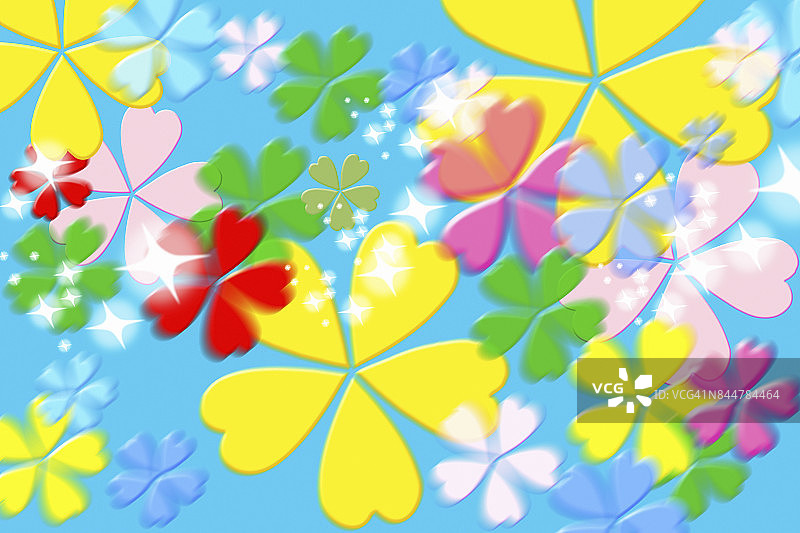 五颜六色的鲜花图片素材