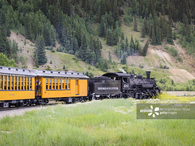 杜兰戈和锡尔弗顿窄轨铁路图片素材