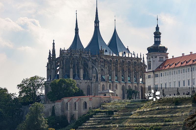 库特纳霍拉圣芭芭拉教堂图片素材