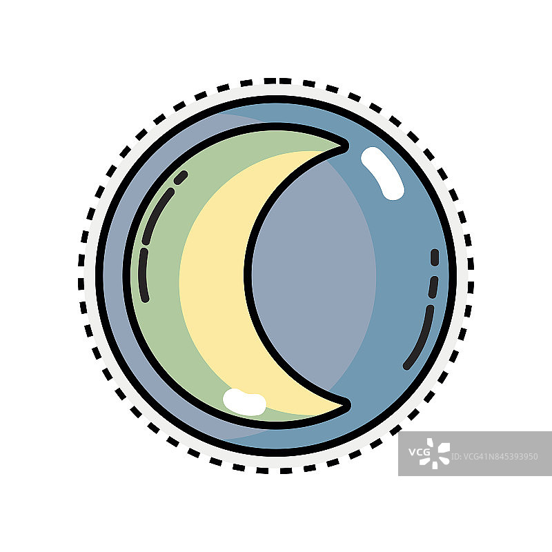 美丽的月亮，地球行星的天然卫星图片素材