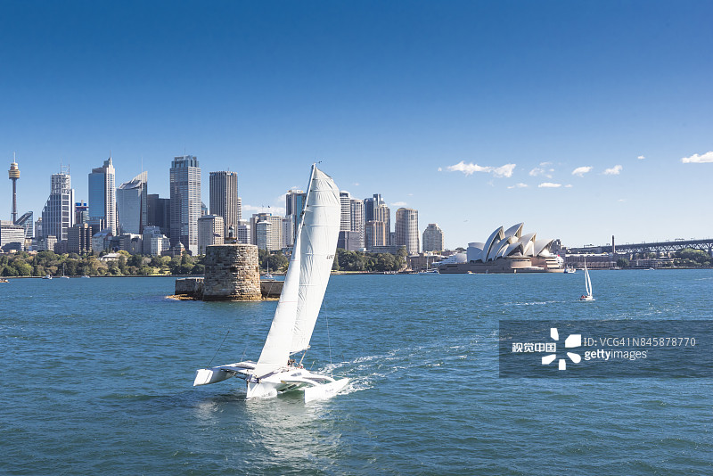 澳大利亚新南威尔士州悉尼海港图片素材