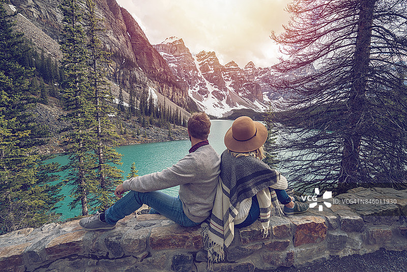 山景浪漫之旅图片素材