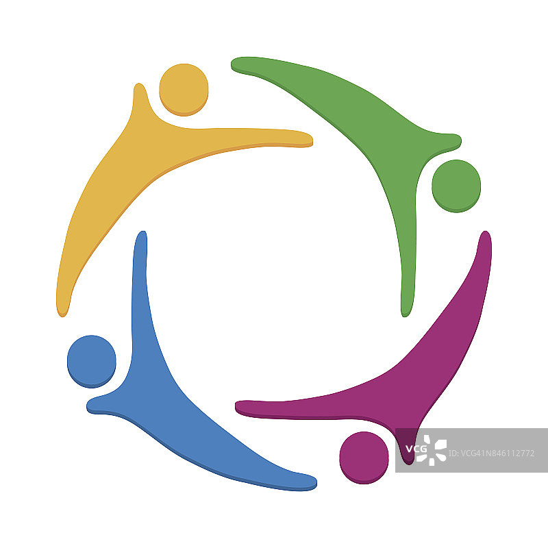 抽象人物设计图片素材