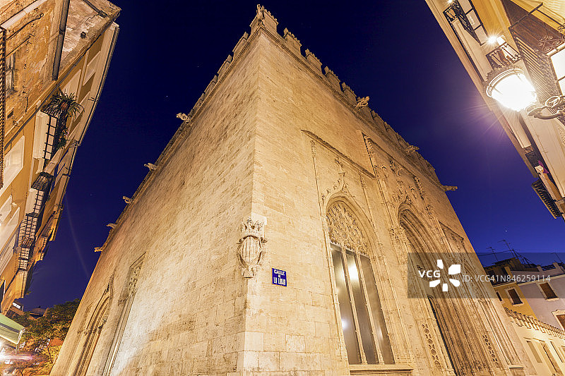 瓦伦西亚丝绸交易市场图片素材