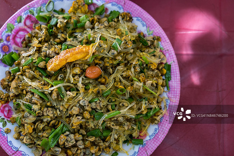 越南顺化街头美食蛤蜊米饭图片素材