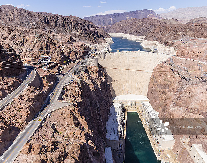 胡佛水坝图片素材