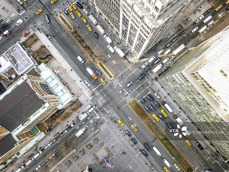 纽约市公园大道图片素材