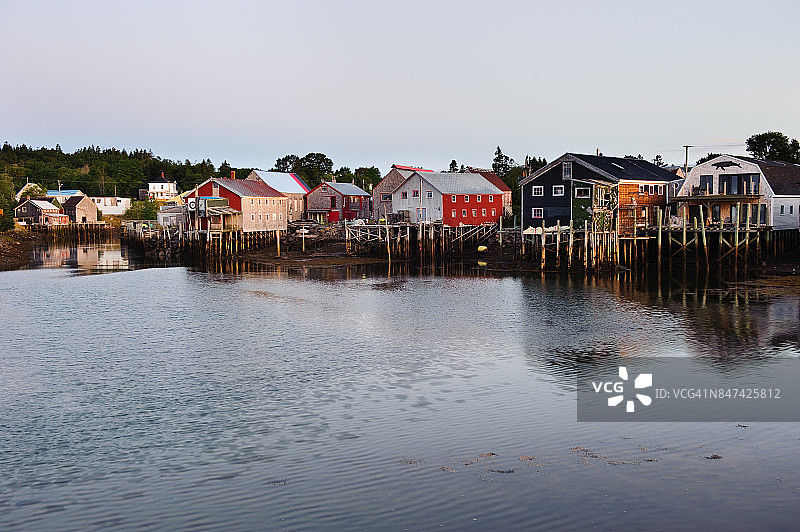 加拿大新不伦瑞克省大马南岛海豹湾图片素材