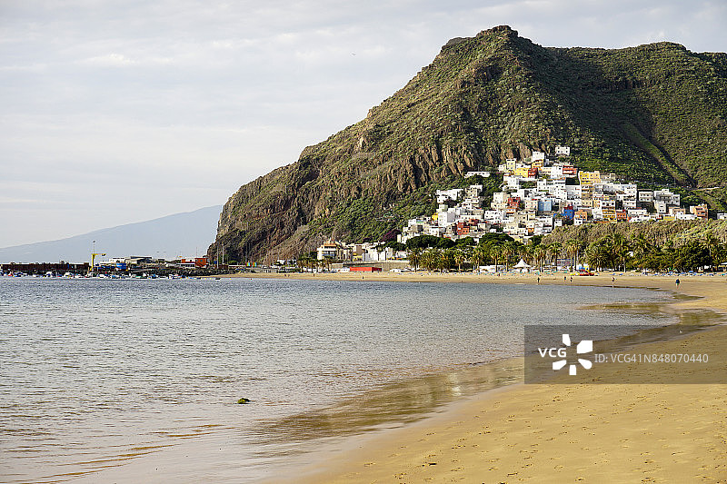 拉斯特雷西塔斯海滩和圣安德烈斯村图片素材