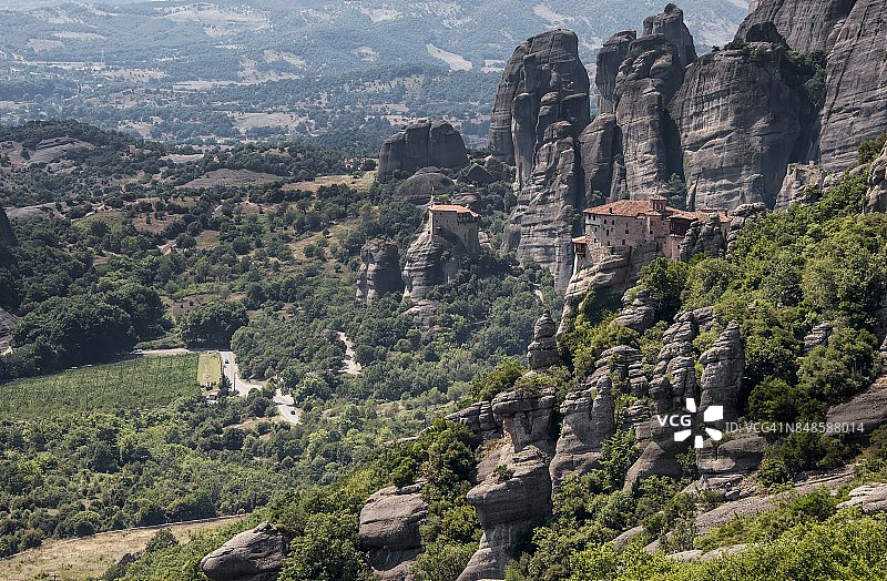 希腊迈泰奥拉修道院，鲁萨努修道院图片素材