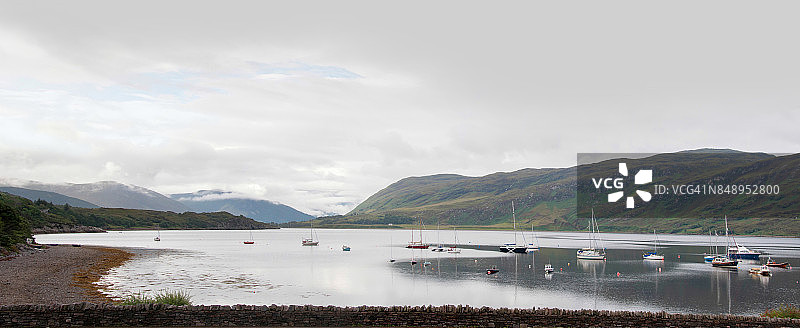 布鲁姆湖，厄拉普尔，英国苏格兰图片素材