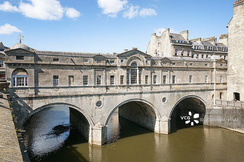 英国巴斯普尔特尼桥图片素材