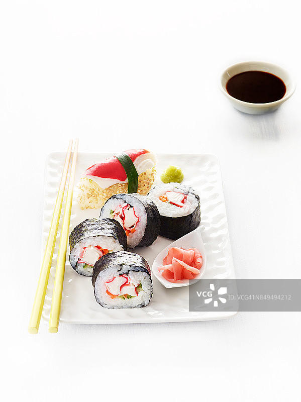 加州卷寿司图片素材