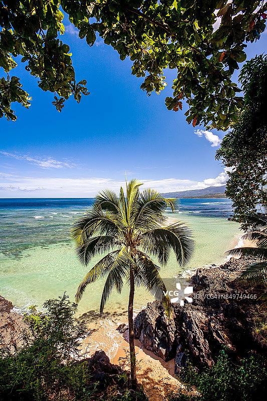昂儒昂岛莫亚海滩图片素材