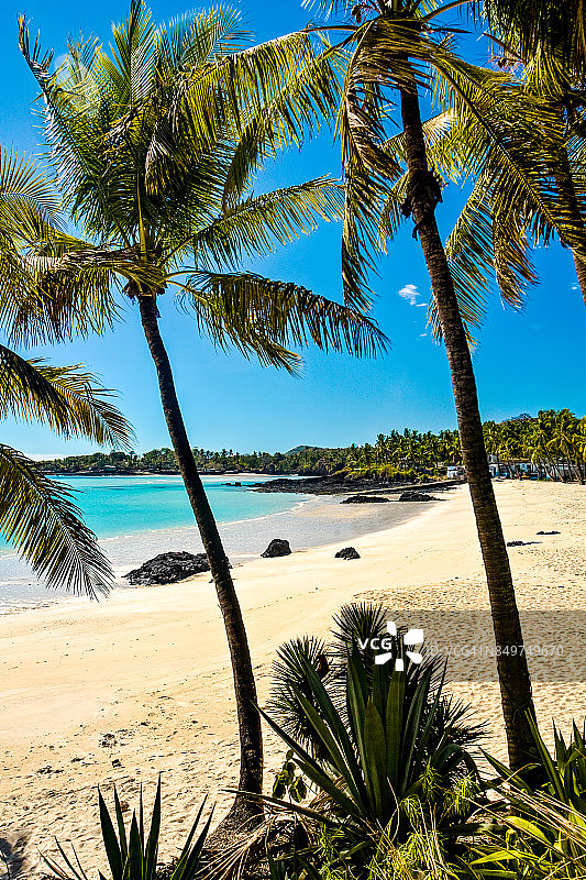 大科摩罗岛勒加拉瓦海滩图片素材