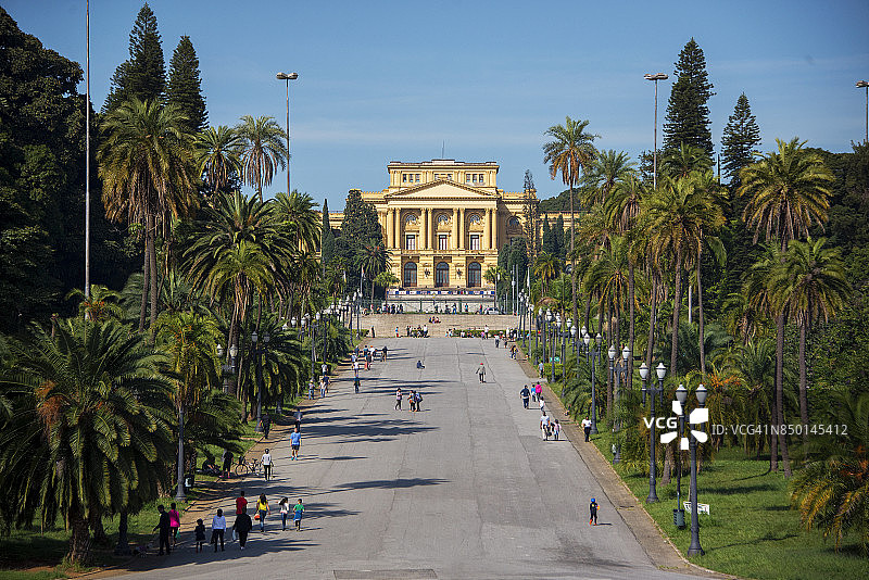 巴西圣保罗独立博物馆景观图片素材